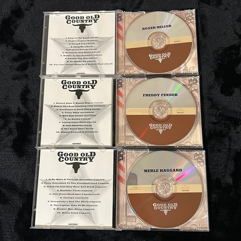 Country Kings~Roger Miller/Freddy Fender & Merle Haggard~3 CD Set~EUC! - Picture 3 of 9